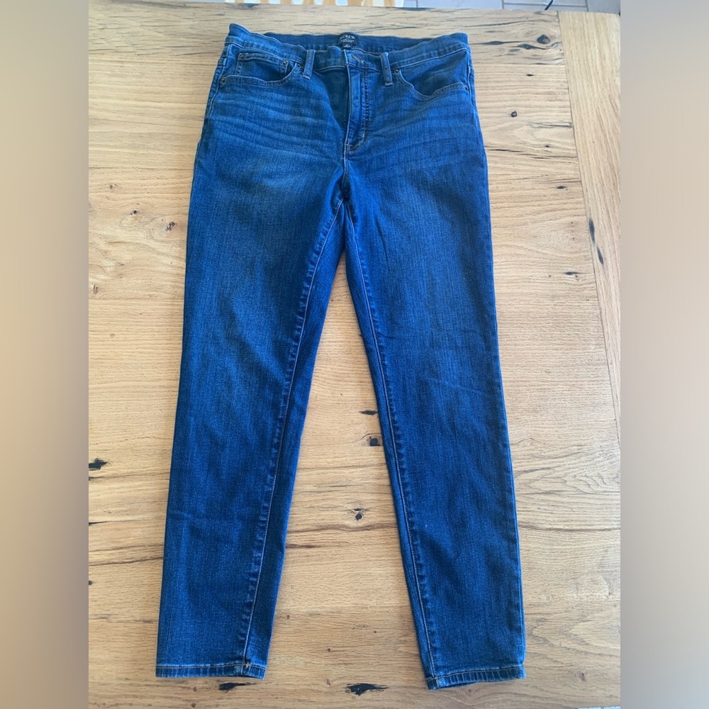 J Crew Mid-rise Skinny Jeans‎ Blue Women’s 31” Preloved